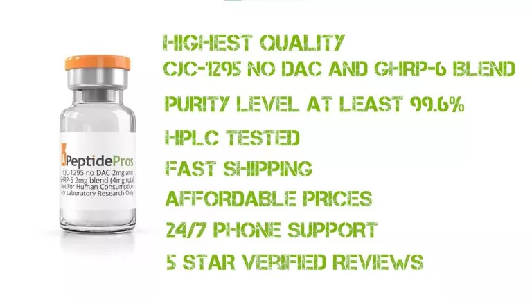 CJC-1295 NO DAC and GHRP-6 BLEND (2mg each = 4mg total) - Image 7