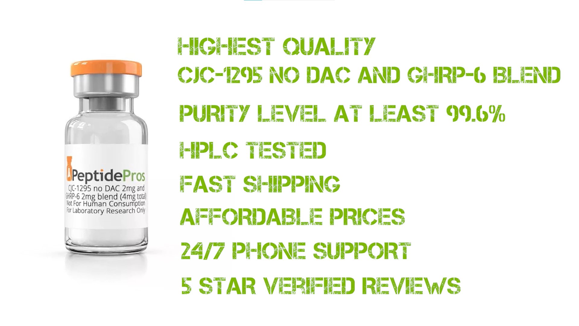 CJC-1295 NO DAC and GHRP-6 BLEND (2mg each = 4mg total) - Image 6