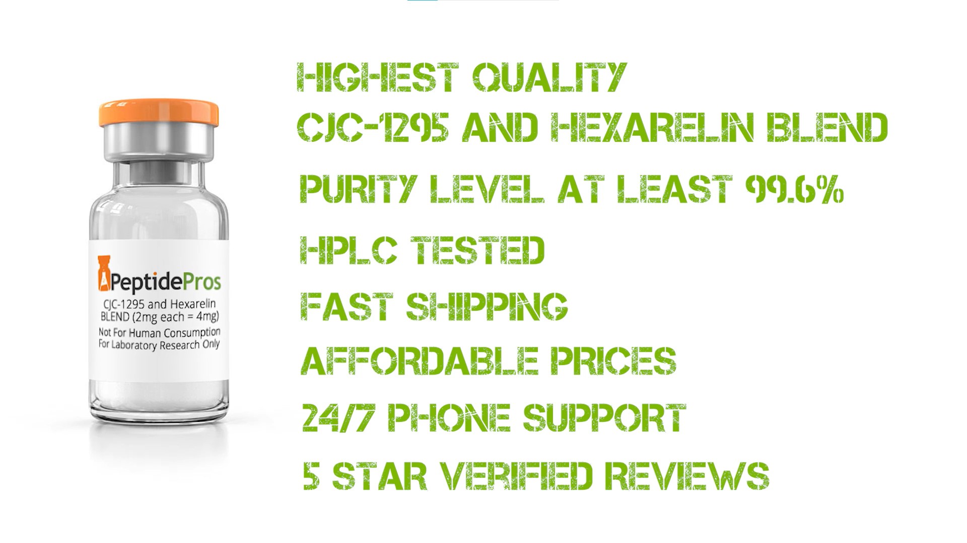 CJC-1295 NO DAC and Hexarelin BLEND (2mg each = 4mg total) - Image 5