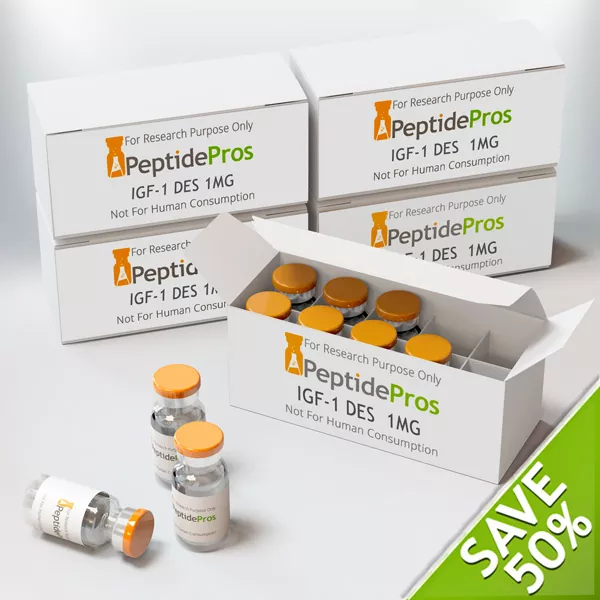 IGF-1 DES 1mg 100 VIALS AT 50% OFF